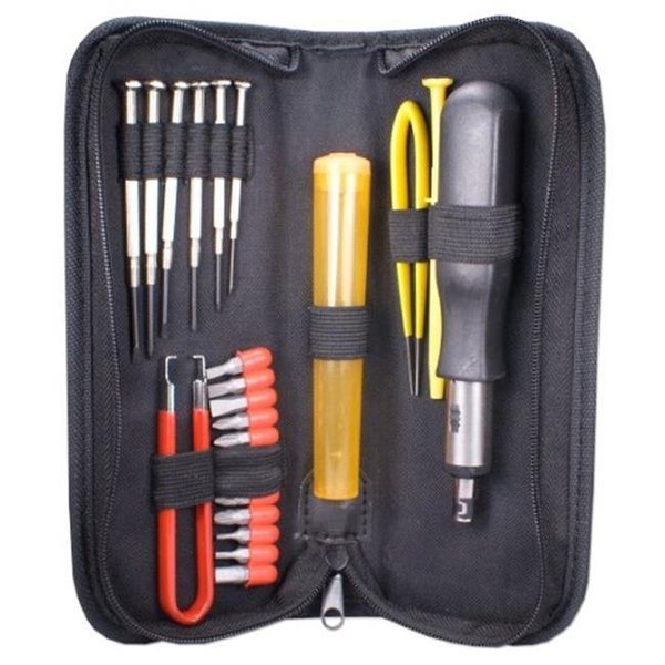 Pinpoint 23 Piece Computer Maintenance Tool Kit with Precision Screwdrivers - PI1090